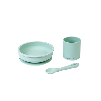 Set De AlimentaciÓn 3 Piezas De Silicona Verde