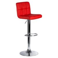 dudeco taburete alto drammen rojo