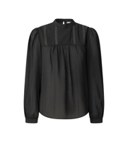 pepe jeans para mujer pl3051278 blusa pipy negro l casual viscosa manga larga