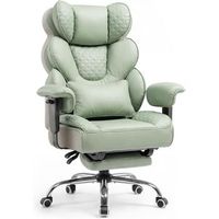 silla gaming y de oficina silla ergonomica para ordenador cuero sintetico comhoma - verde