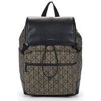 calvin klein jeans mochila mixed emblem aop flap backpack para hombre