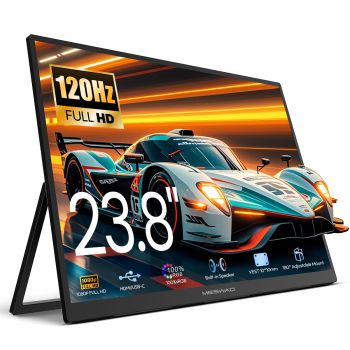 MESWAO S238 monitor portátil de 23,8 pulgadas 100 Hz FHD IPS monitor portátil para computadora pantalla de juego para te