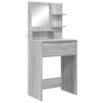 Mesas De Tocador De Dormitorio Gris Sonoma 80 X 39,6 X 135 Cm Vidaxl