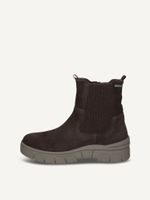 caprice bootie brown made of leather without heel size 40