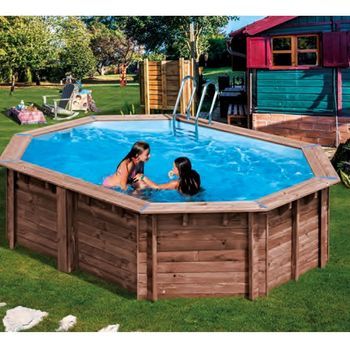 Piscina Sunbay Pino Frances Autoclave Iv Gre - Ovalada 535x335x130 Bambu