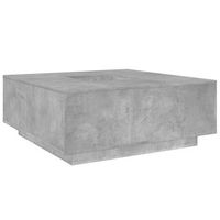mesa de centro madera ingenieria gris hormigon 100x100x40 cm vidaxl
