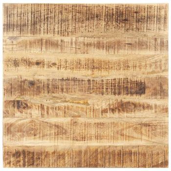 Superficie De Mesa Madera Maciza De Mango 15-16 Mm 70x70 Cm Vidaxl