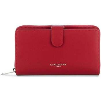 LANCASTER Cartera Cartera de viaje / Cartera Liso Rojo para mujer