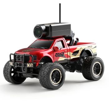 Wltoys 6407 6407-C RTR 1/64 2.4G RWD Mini FPV Coche RC Monitor Cámara WiFi Fotos Videos Control de Aplicación VR Girosco