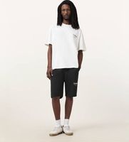 all saints para hombre m002tc shorts underground negro xl casual algodon