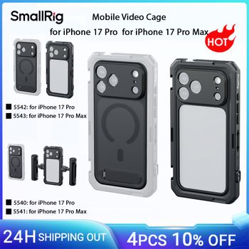 Jaula de vídeo móvil SmallRig 17 Pro para iPhone 17 Pro Max/Pro Edición insignia con montura en T y placa trasera de lente de 17 mm para grabación de vídeo