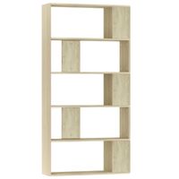 estanteria madera color marron 80x24x159 cm