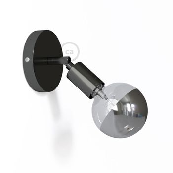Aplique con articulación giratoria en negro perla