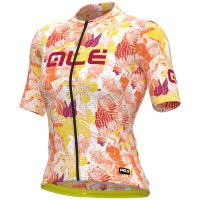 ale womens pr-r amazzonia short sleeve jersey - l - orange