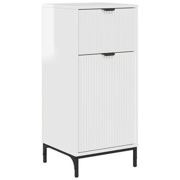 Gabinete De Baño Brillante 39,5 X 36 X 88 Cm Vidaxl