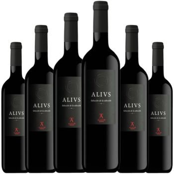 Alius Vino Tinto Con Crianza De 12 Meses En Roble Y 36 En Botella 75 Cl 14,5 % Pack 6 Botellas