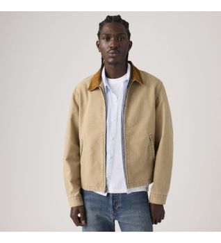 Levi's para hombre. 005AF-0004 Chaqueta Castro full zip marrón (XL), Casual, Algodón