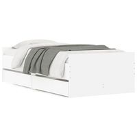 estructura de cama con cajones blanco 90x190 cm vidaxl