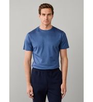 hackett london para hombre hm5000153 camiseta pique azul m casual manga corta lyocell