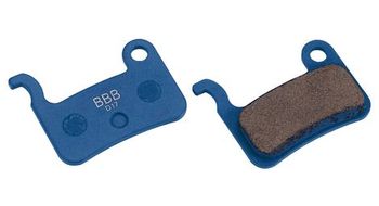 Par de pastillas bbb discstop para shimano xtr   slx m665   lx   deore   saint m800  alfine   tektro dashcarbon parabox