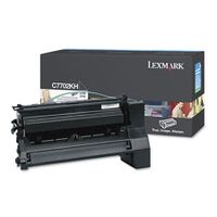 lexmark c7702kh original black high yield toner cartridge