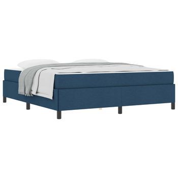 Cama Tapizada  200 X 180 Cm   - Azul