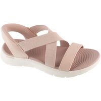 skechers sandalias slip-ins go walk flex sandal - glimmer up para mujer