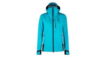 Chaqueta impermeable montura vertigo 3l turquoise de mujer