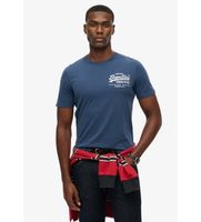 superdry para hombre m1012235a camiseta tokyo relaxed azul s casual algodon manga corta