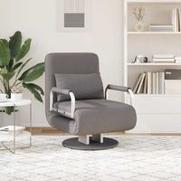 silla giratoria y sofa cama  sofa convertible tela gris oscuro