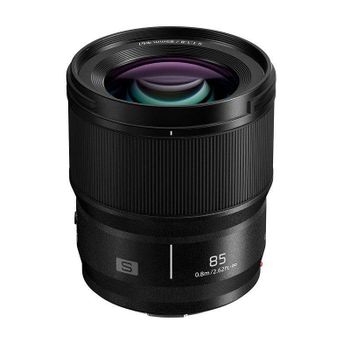 Objetivo Panasonic Lumix S S-S85 85mm f/1.8 Montura L Parasol Incluido