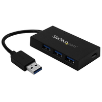 ladron hub usb 30 4 puertos concentrador 3x usb-a 1x usb -c