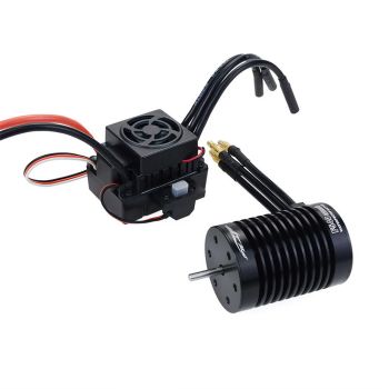 Motor brushless sin sensor Waterproof F540 V2 de Surpass Hobby con ESC de 60A para coches a control remoto sin escobilla