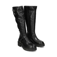 unisa botas con tacon mujer - negro talla 38