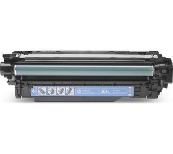 HP 507A Cyan Toner Cartridge, Cyan
