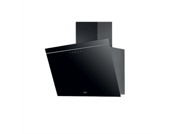 Campana decorativa - Whirlpool AKR 62F LT K, 4 velocidades, 650 m³/h, 59.8 cm, TouchControl, Con temporizador, Negro