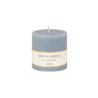 vela perfumada azul de 7x10 cm