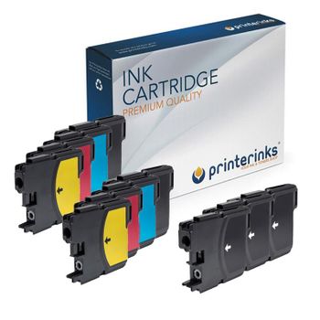 Compatible Multipack Brother MFC-795CW Printer Ink Cartridges (11 Pack) -LC1100BK