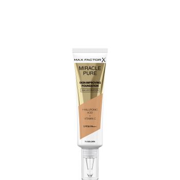 Max Factor Miracle Pure Skin Improving Foundation 30ml (Various Shades) - Golden