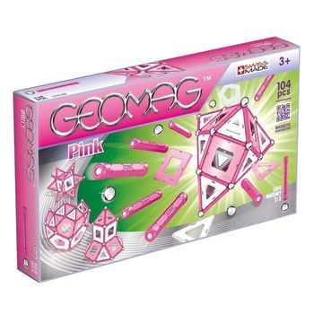 104pcs Geomag Rosa