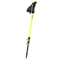 aktive - baston trekking extensible comodo y ligero pesa 225 gr de aluminio con empunadura de eva y puntera metalica regulable 62-135 cm sistema de cierre rapido correa ajustable bastones de