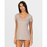 zd - zero defects body camiseta interior manga corta mujer hilo de soja para mujer
