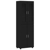 aparador alto florin 60 x 35 x 182 cm negro vidaxl