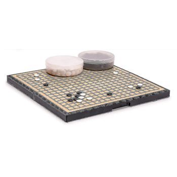 Large Magnetic Go Board With Monolith Stone Portable Travel Preparation Set