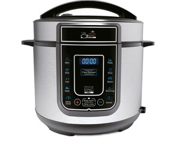 PRESSURE KING Pro Digital Pressure Cooker - Chrome
