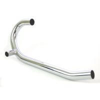 tubo de escape bmw r boxer 2v 38mm tubo transversal cromo derecho
