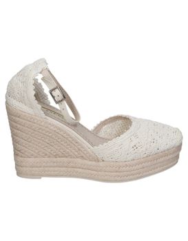 Alpargatas Con Cuña Para Mujer Corina M4295 Blanco 39