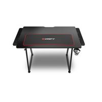 drift drdz75 - mesa gaming con tablero de fibra de carbono negro