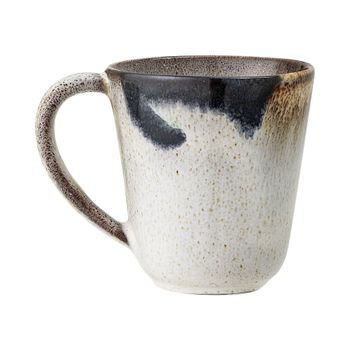 Taza de gres multicolor