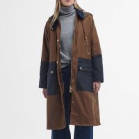 barbour carolyn waxed cotton jacket - 12